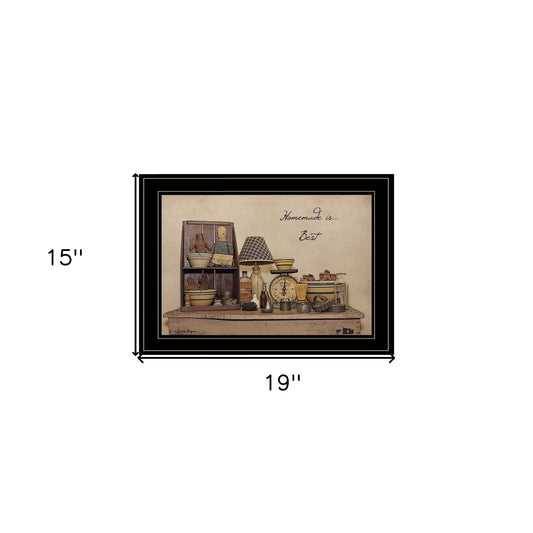 Homemade Is Best 3 Black Framed Print Wall Art