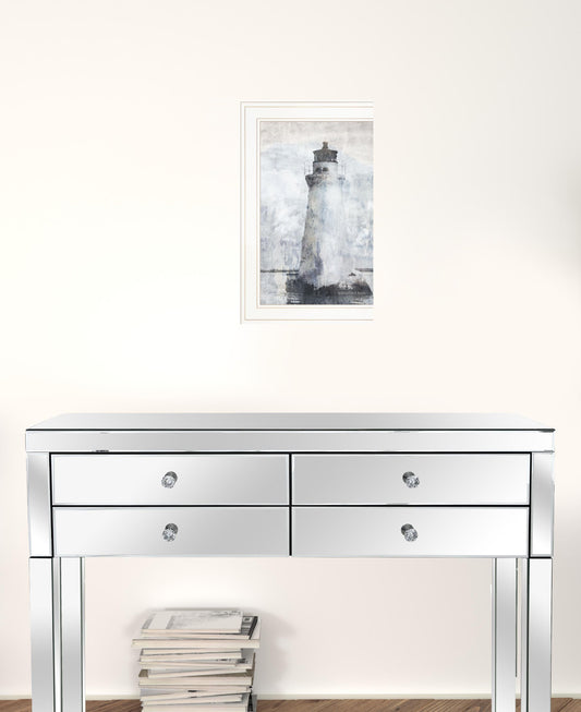 Lighthouse 1 White Framed Print Wall Art