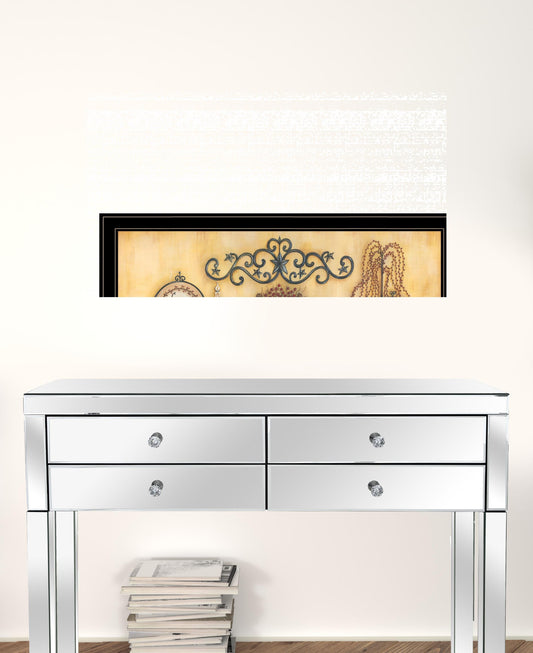 Come Gather At Our Table 1 Black Framed Print Wall Art