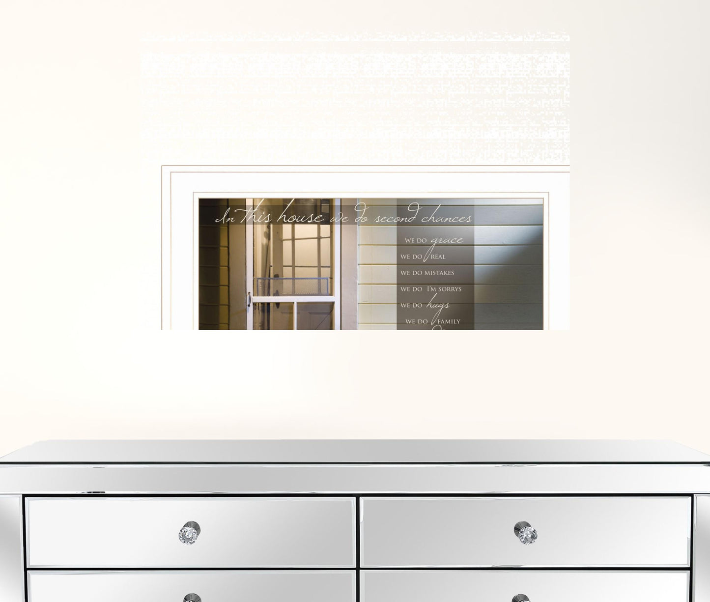 Second Chances 1 White Framed Print Wall Art