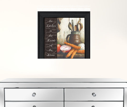 Heart Of The Home 1 Black Framed Print Wall Art