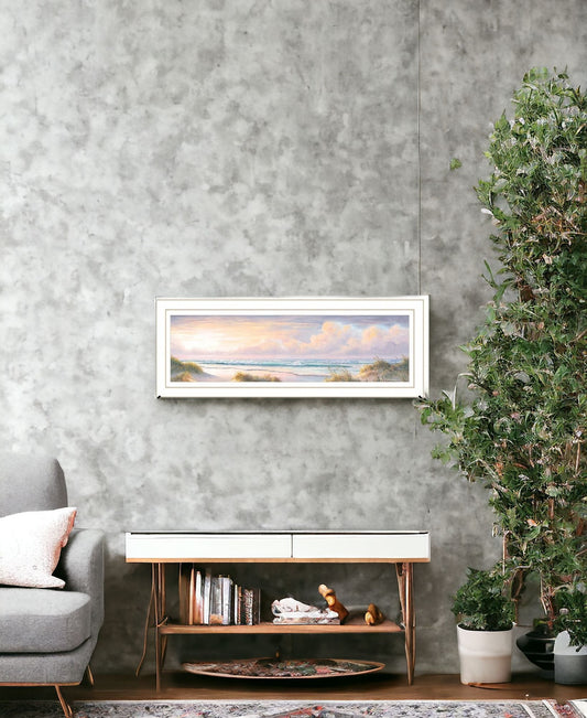 Seascape II 2 White Framed Print Wall Art