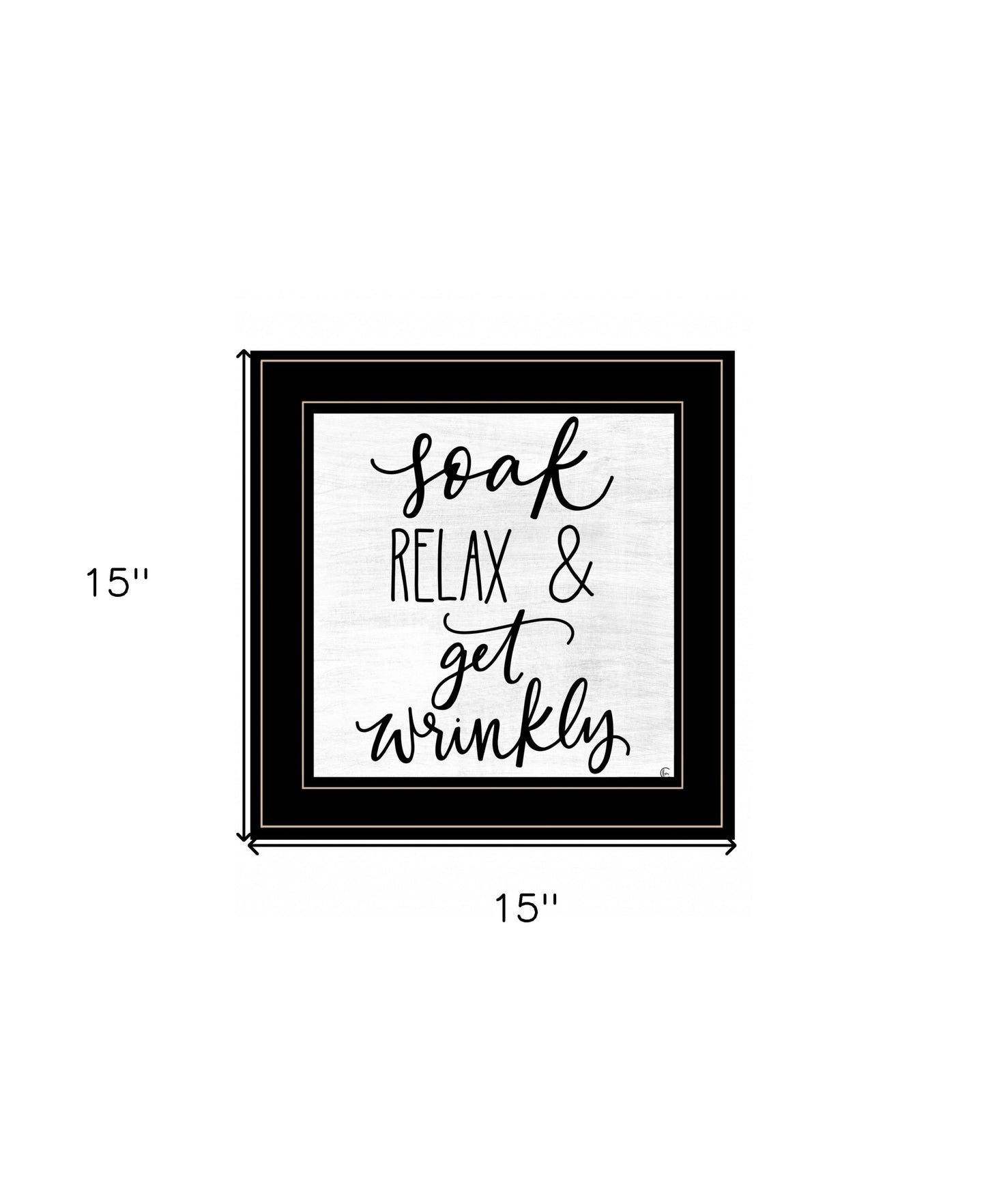 Lets Get Wrinkly 2 Black Framed Print Wall Art