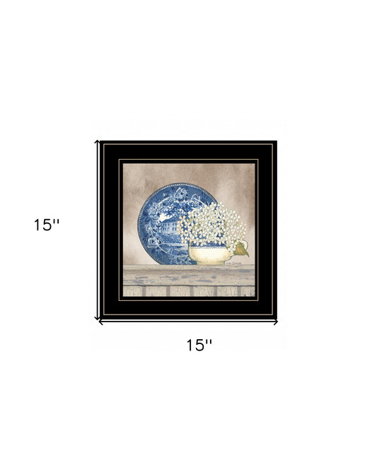 Farmhouse Blues I 2 Black Framed Print Wall Art