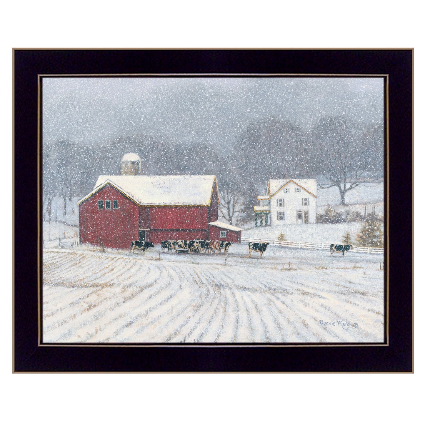 The Home Place 1 Black Framed Print Wall Art