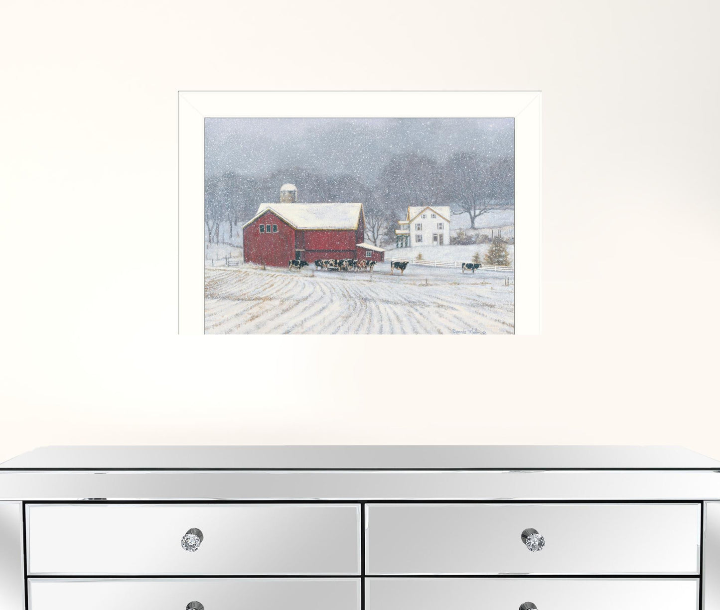 The Home Place 2 White Framed Print Wall Art