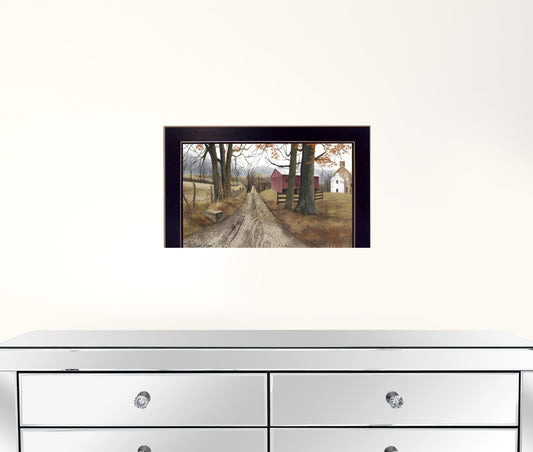 The Road Home Black Framed Print Wall Art