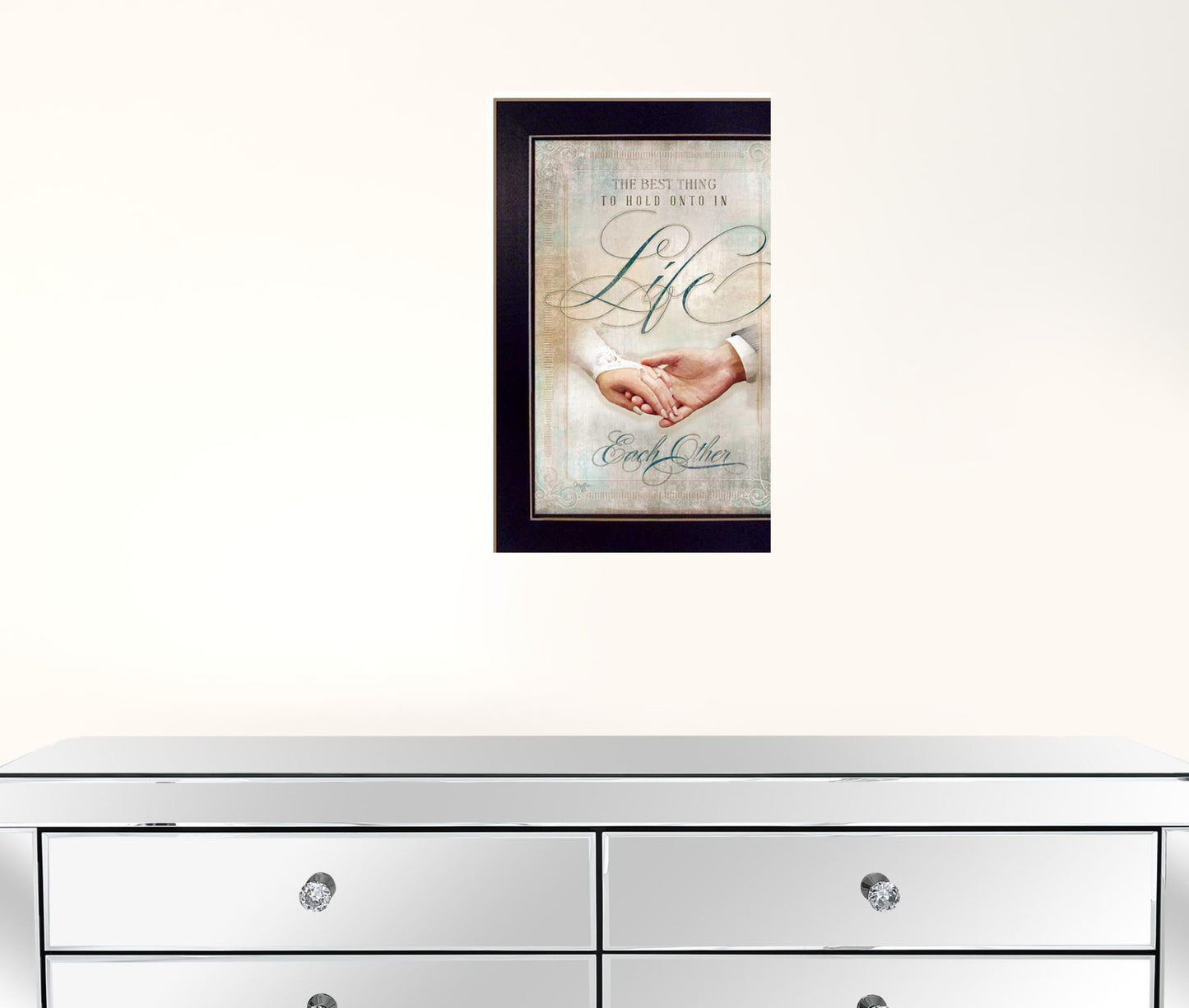 Each Other 1 Black Framed Print Wall Art