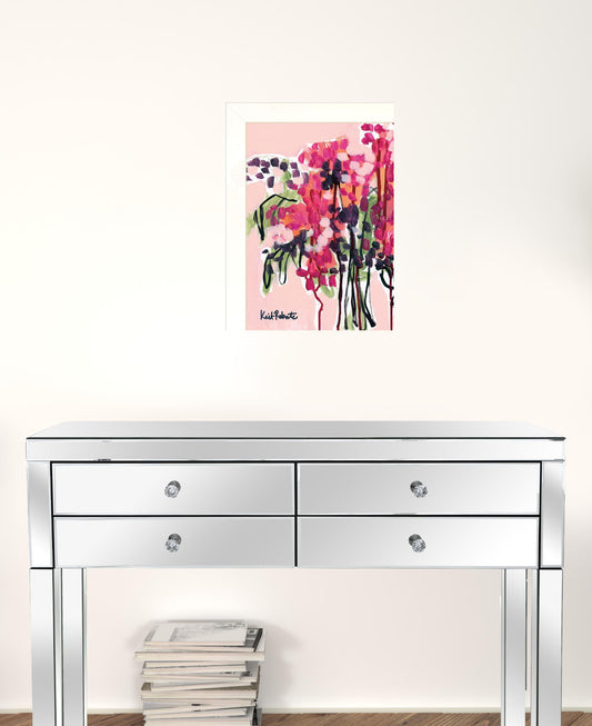 Picked In A Field In Maine White Framed Print Wall Art