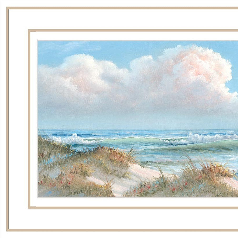 Seascape I 3 White Framed Print Wall Art