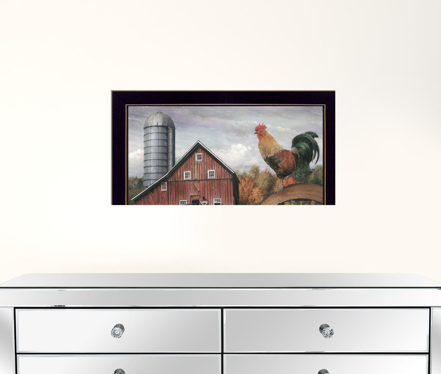 Good Morning Vermont 1 Black Framed Print Wall Art