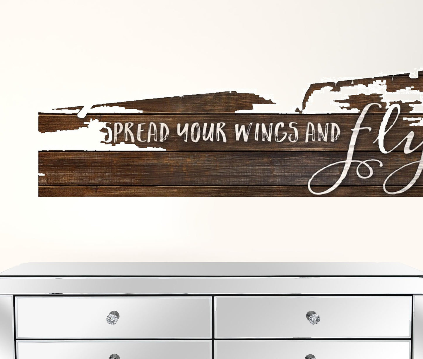 Set Of Two Spread Your Wings 1 White Framed Print Wall Art