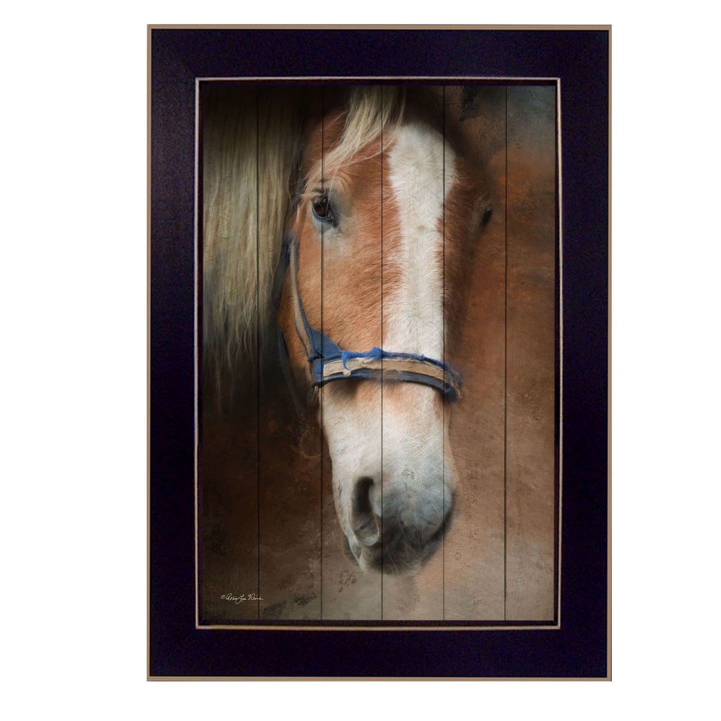 Blaze Black Framed Print Wall Art