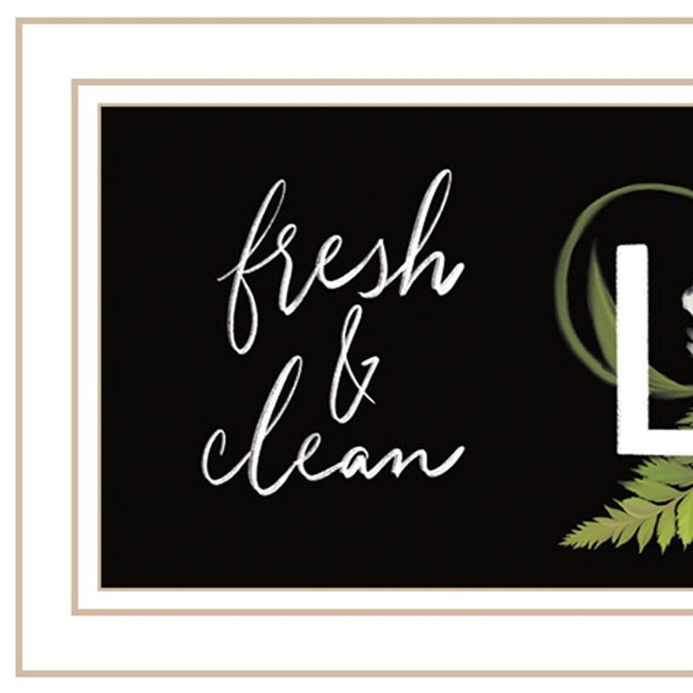 Laundry Fresh And Clean 2 White Framed Print Wall Art