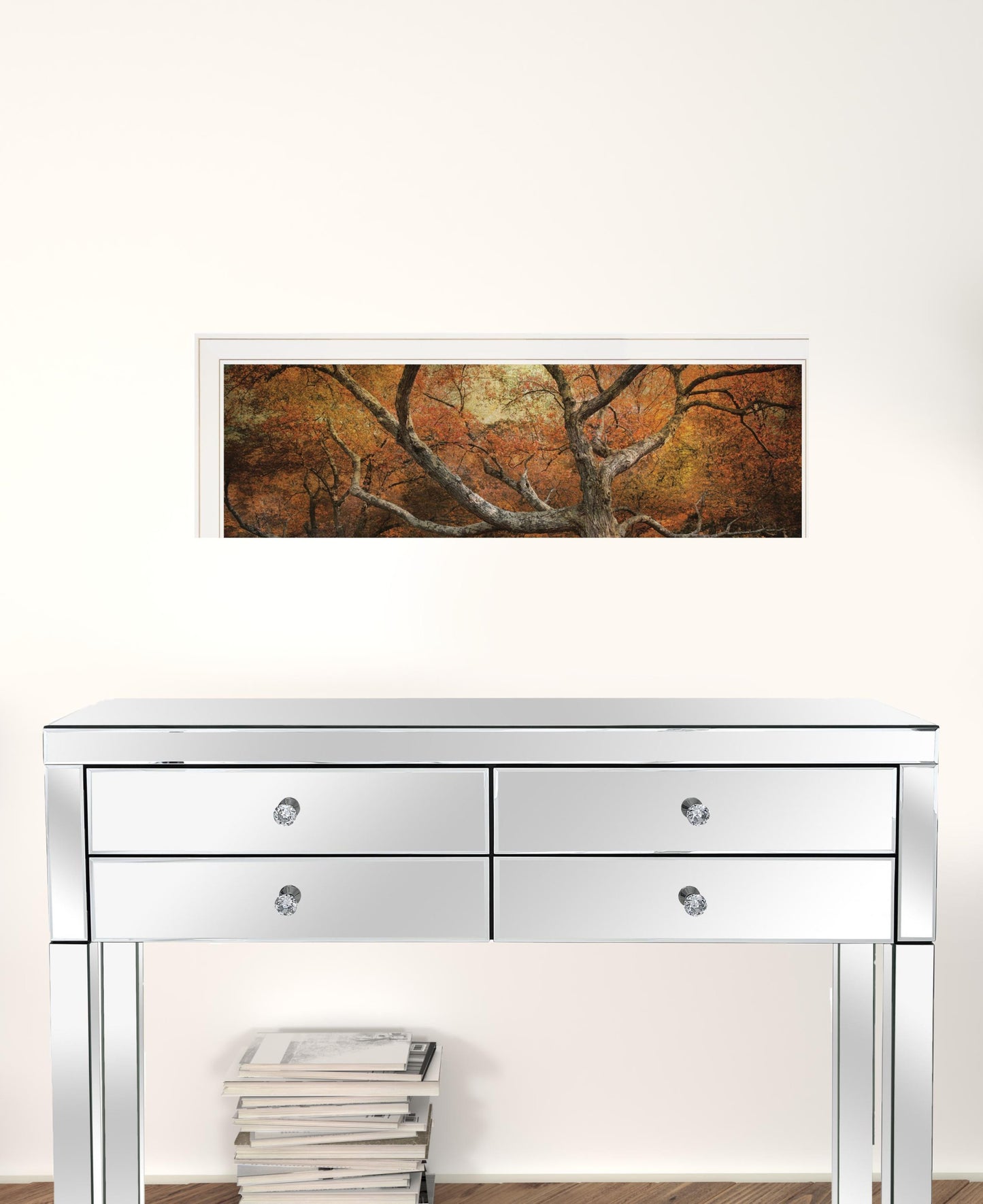 Reach Out 1 White Framed Print Wall Art