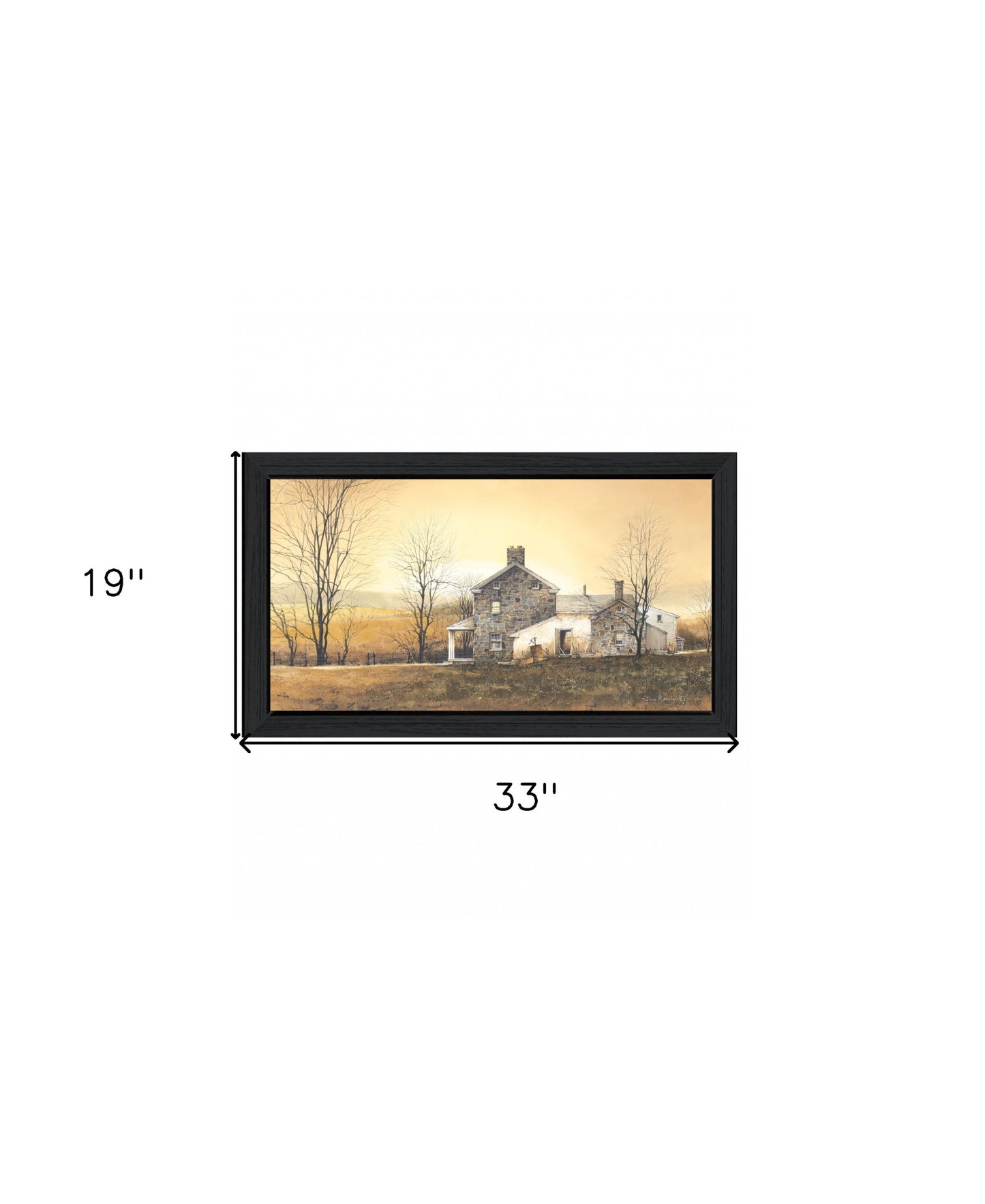 Rising Early 1 Black Framed Print Wall Art