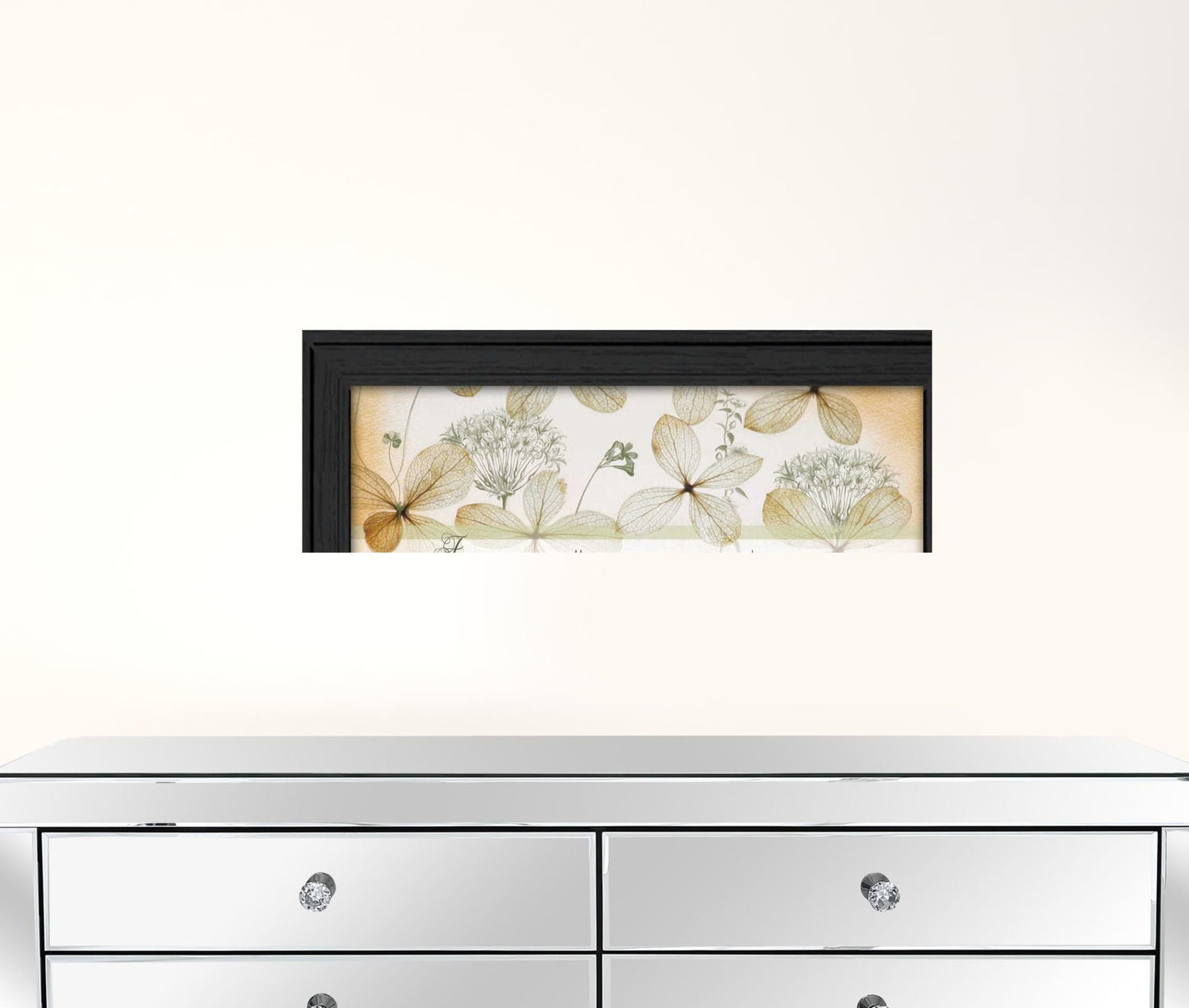 Faith Sees Black Framed Print Wall Art