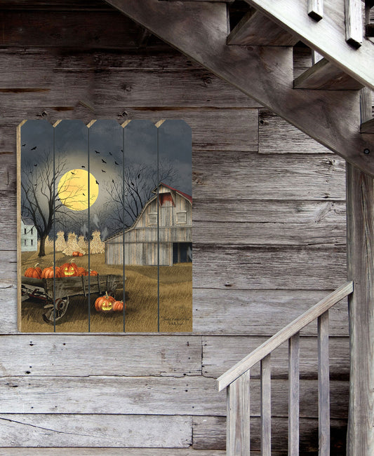 Spooky Harvest Moon 1 Unframed Print Wall Art