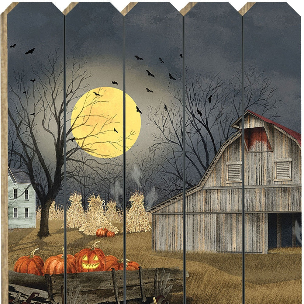 Spooky Harvest Moon 1 Unframed Print Wall Art