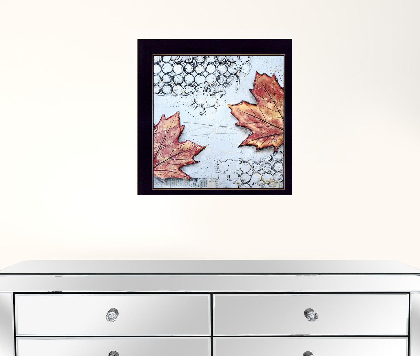 Channeling Fall 3 [1] Black Framed Print Wall Art