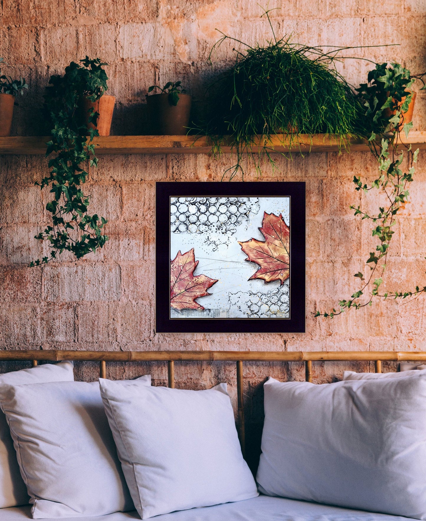 Channeling Fall 3 [1] Black Framed Print Wall Art