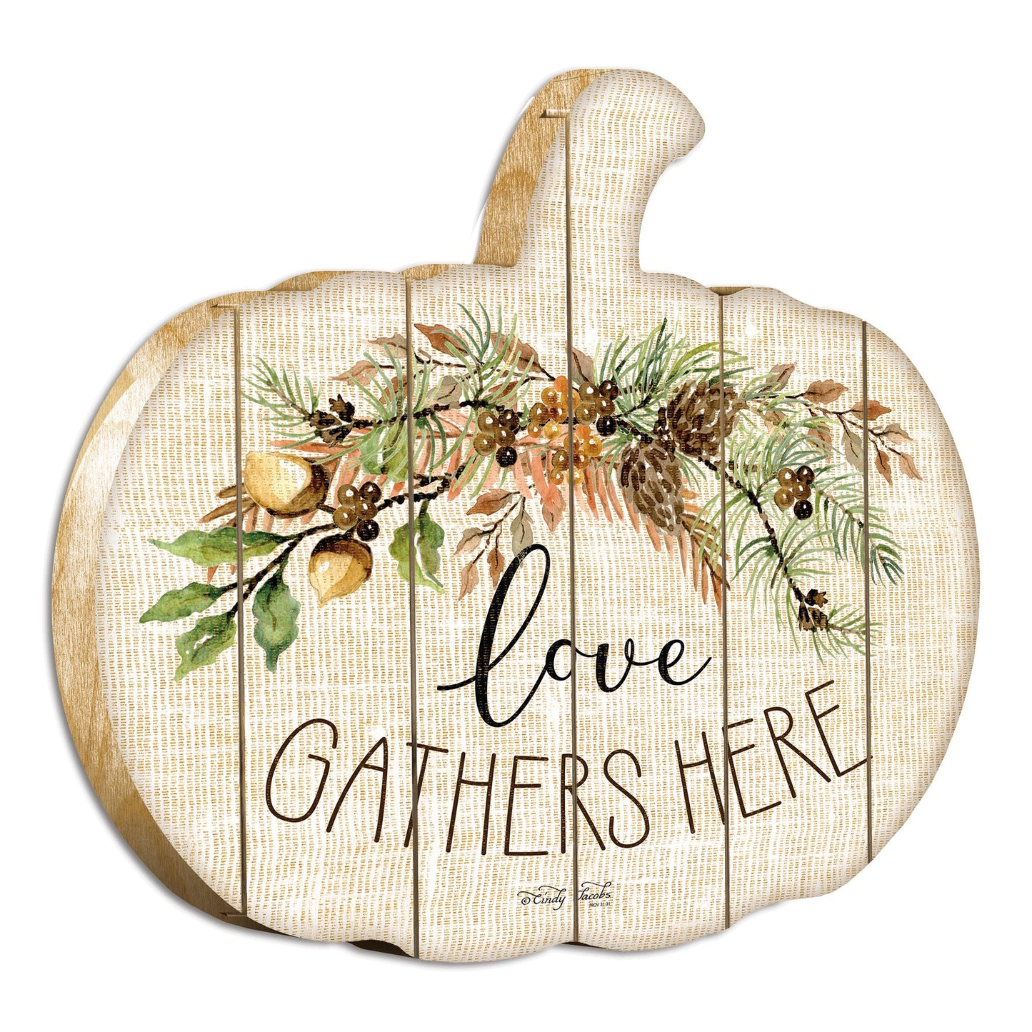 Love Gathers Here Unframed Print Wall Art