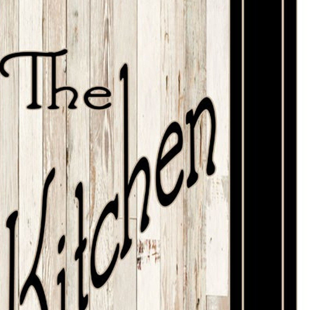 Kitchen Is The Heart Of The Home 18 Black Framed Print Wall Art