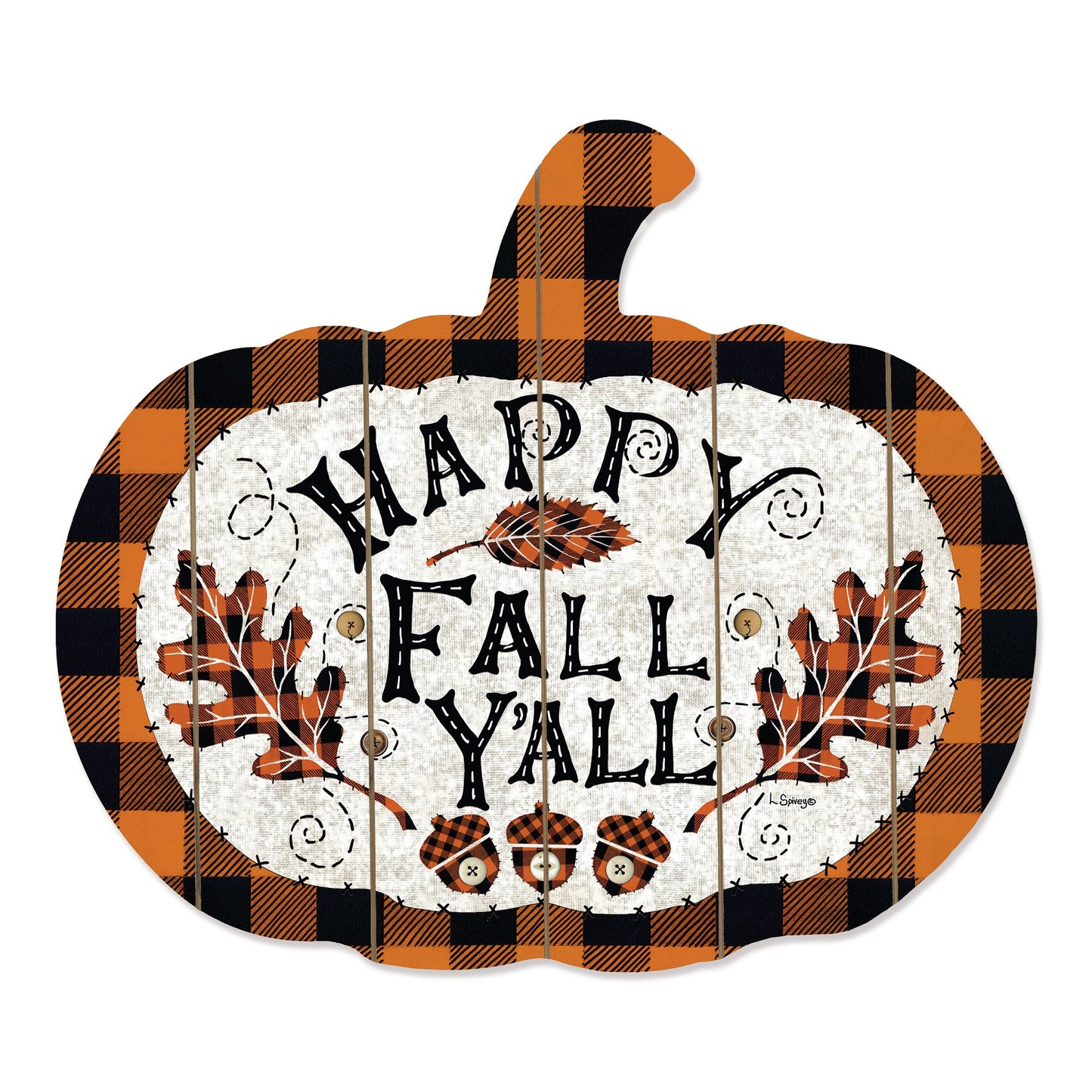 Happy Fall Y'All Unframed Print Wall Art