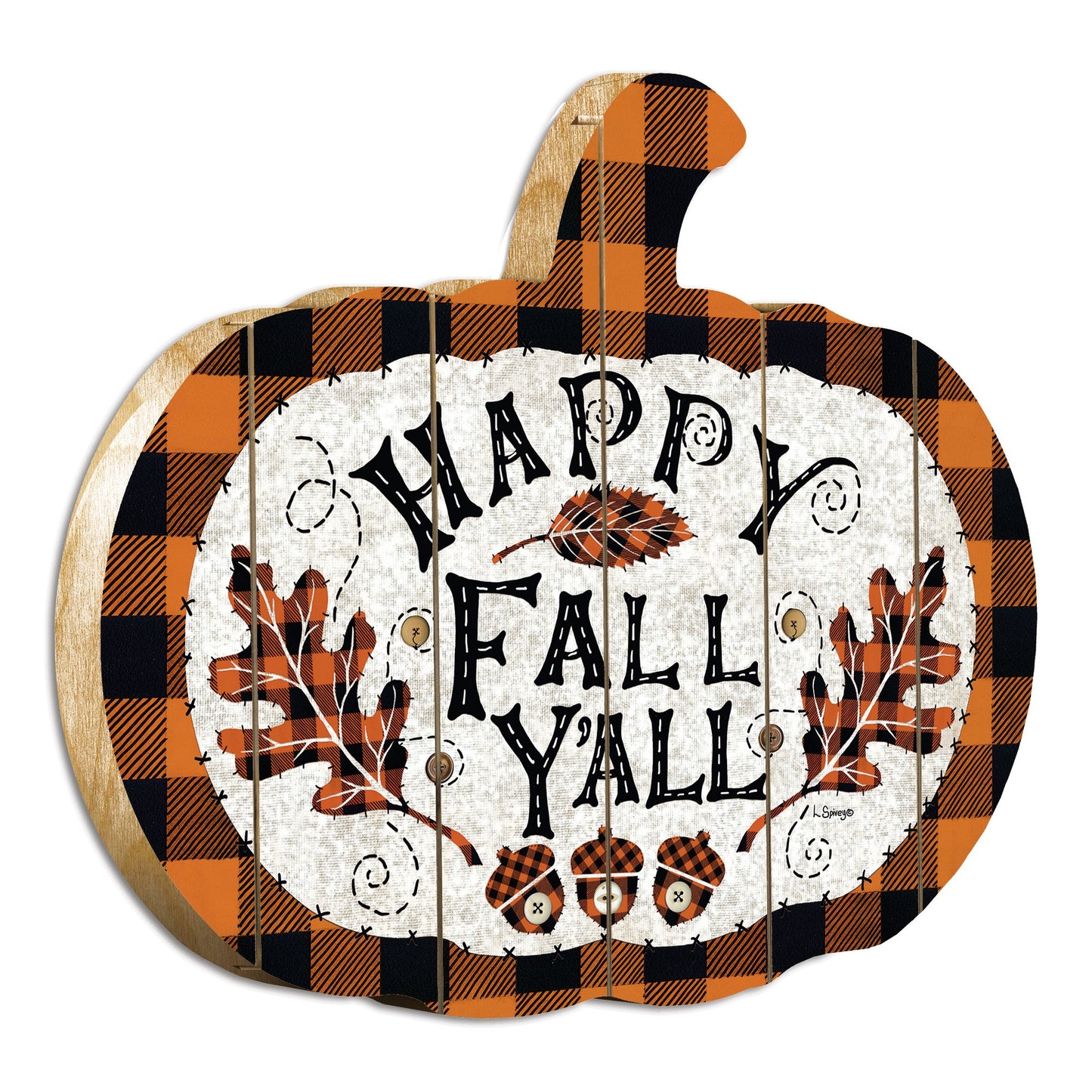 Happy Fall Y'All Unframed Print Wall Art