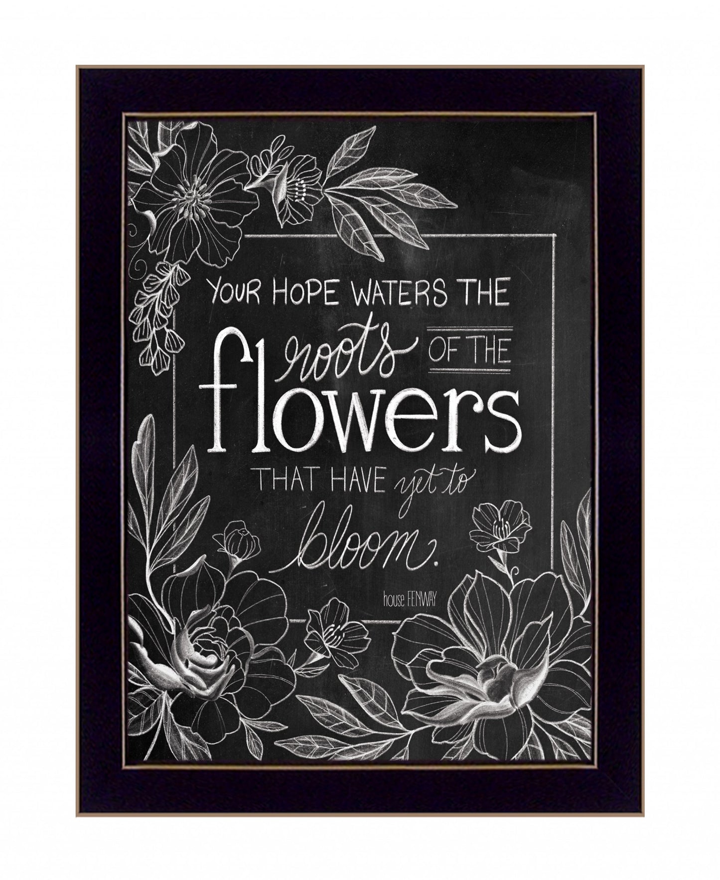 Yet To Bloom 2 Black Framed Print Wall Art