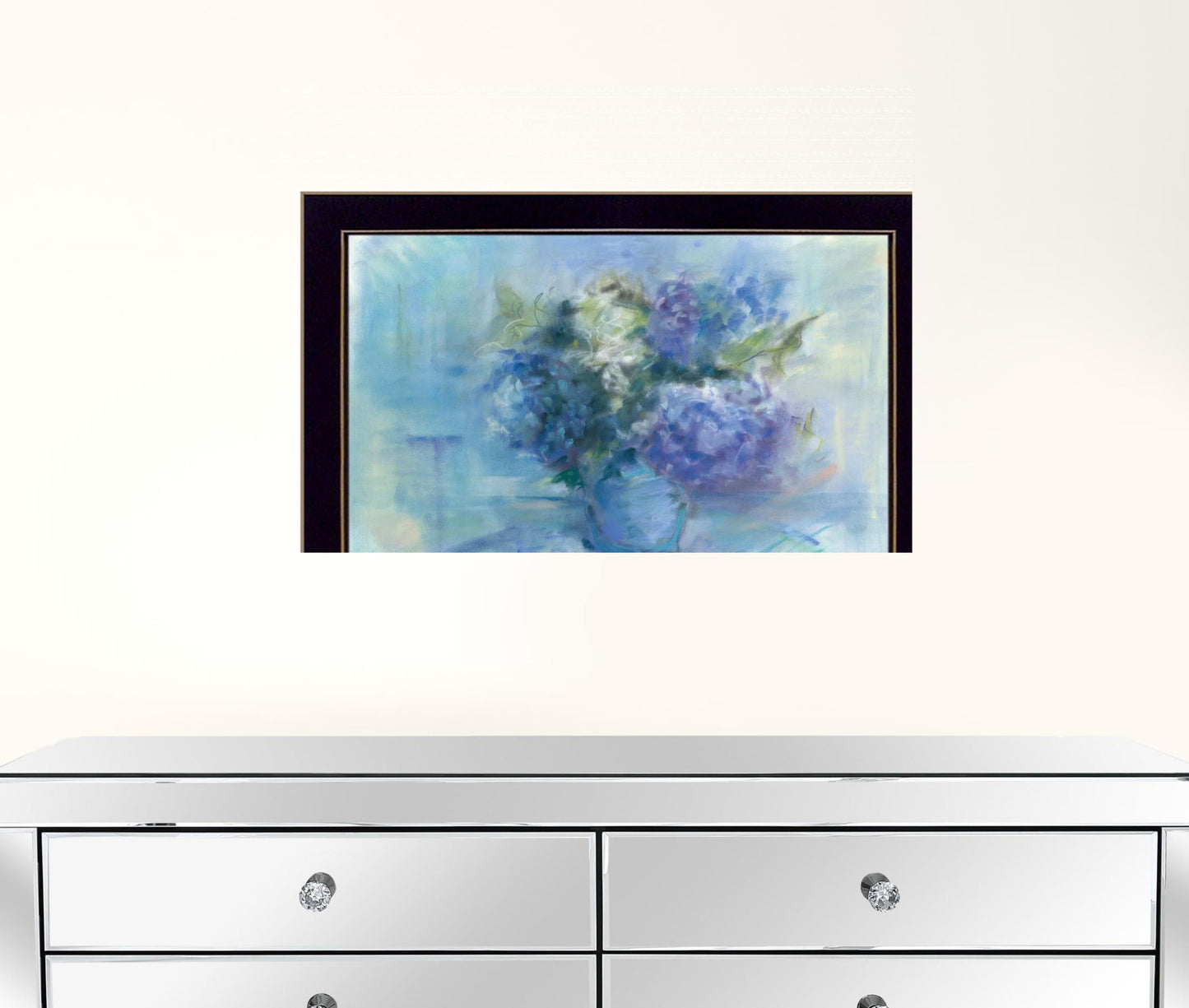 Bouquet 1 Black Framed Print Wall Art