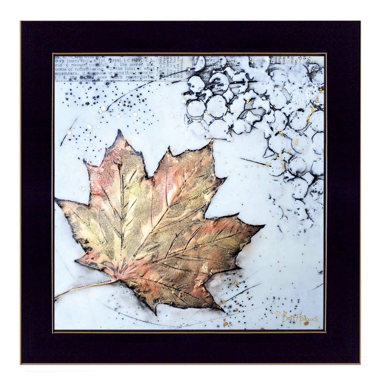 Channeling Fall 1 [1] Black Framed Print Wall Art