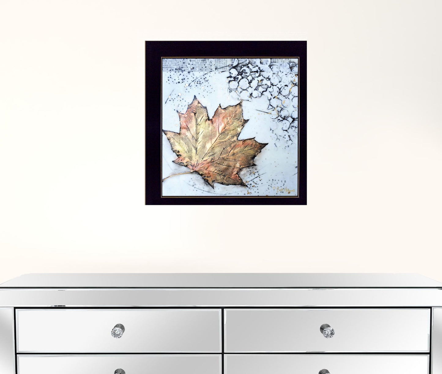 Channeling Fall 1 [1] Black Framed Print Wall Art