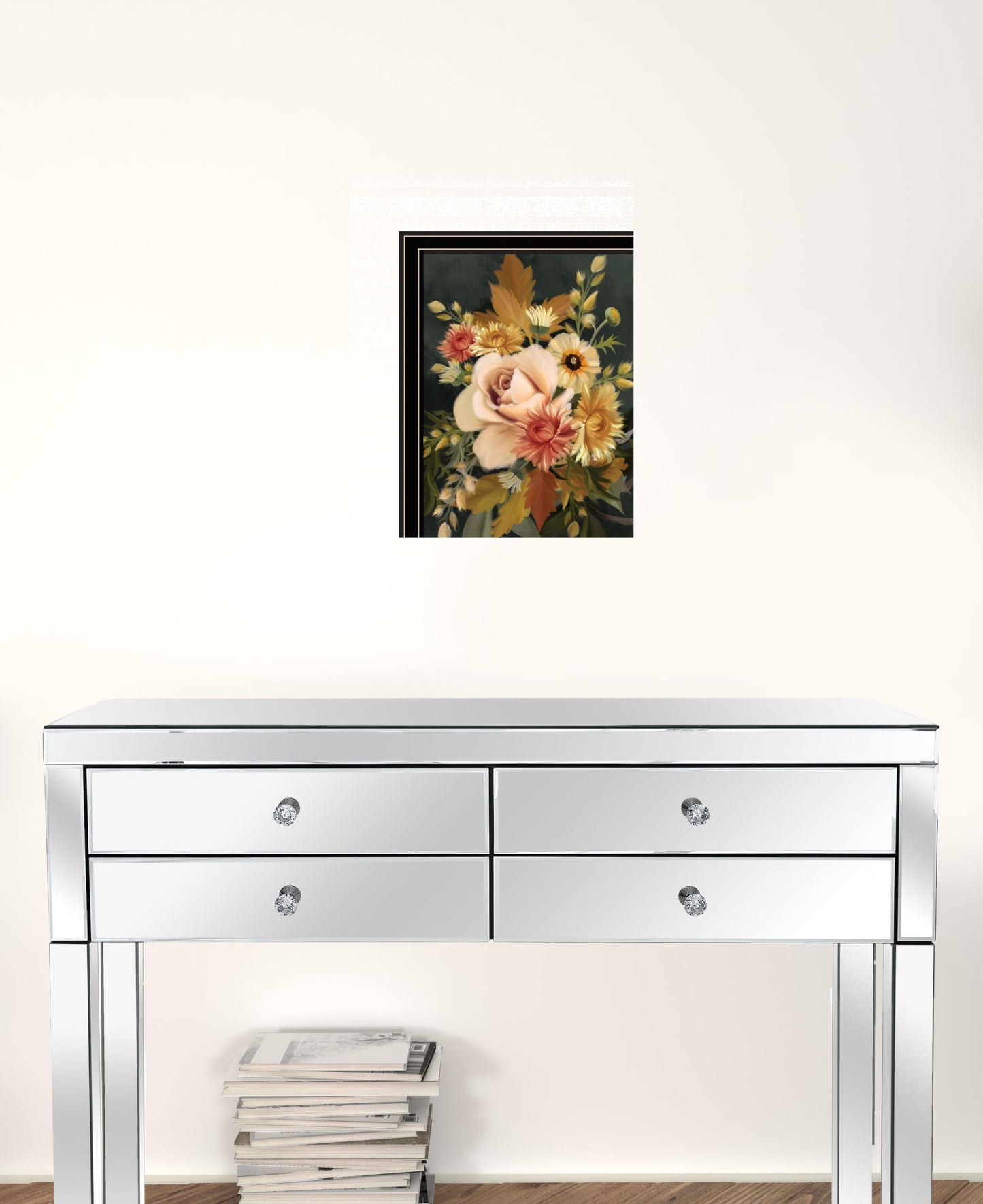 Romantic Autumn I 1 Black Framed Print Wall Art