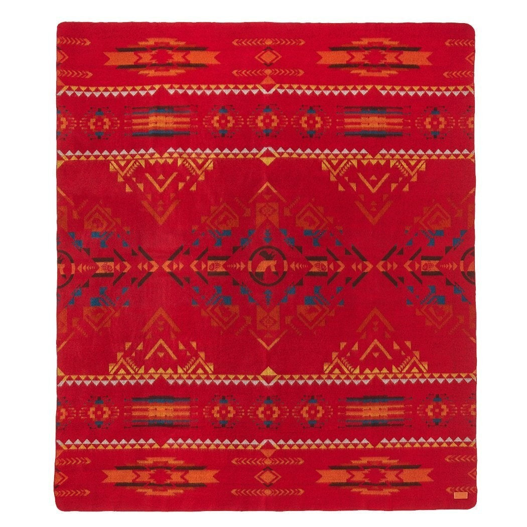 Ultra Soft Red Southwest Handmade Throw Blanket