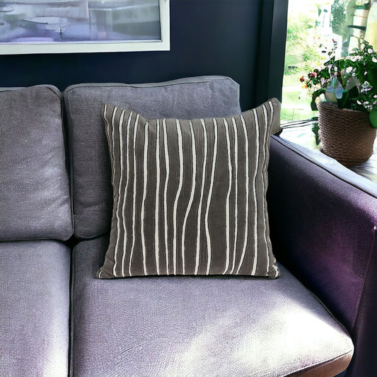 Pilan Gray Throw Pillow