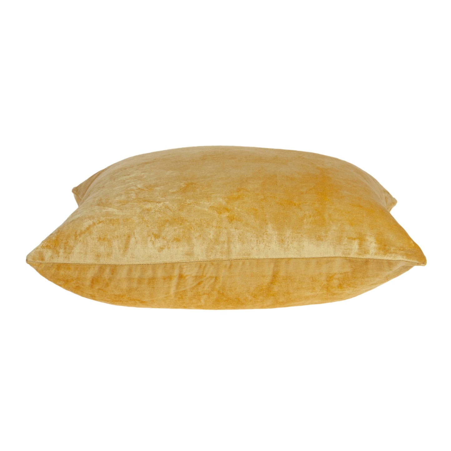 22 X 22 Yellow Zippered Cotton Blend Throw Pillow