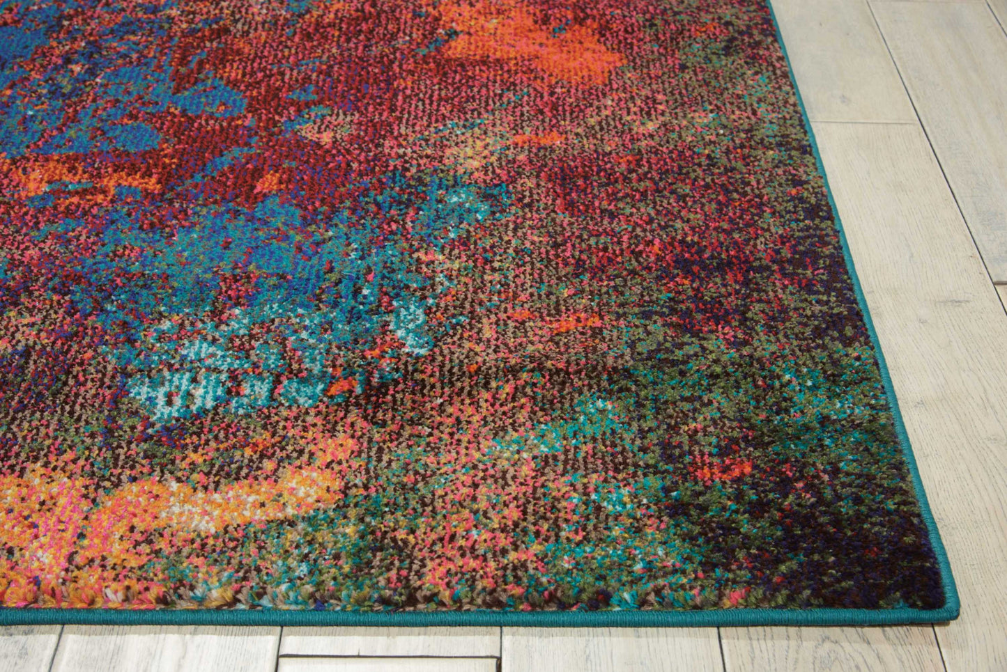 5' X 7' Atlantic Abstract Non Skid Area Rug