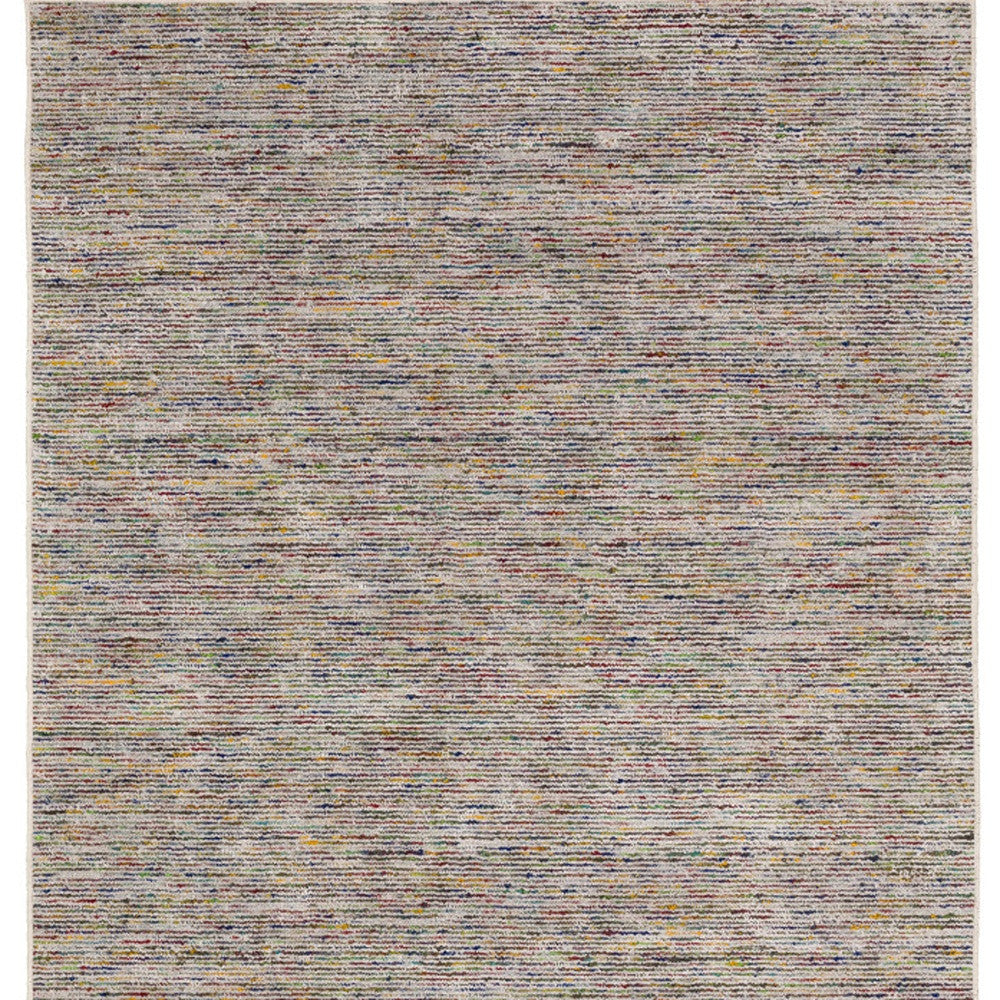 12' Square Grey Blue And Yellow Square Wool Hand Loomed Handmade Area Rug