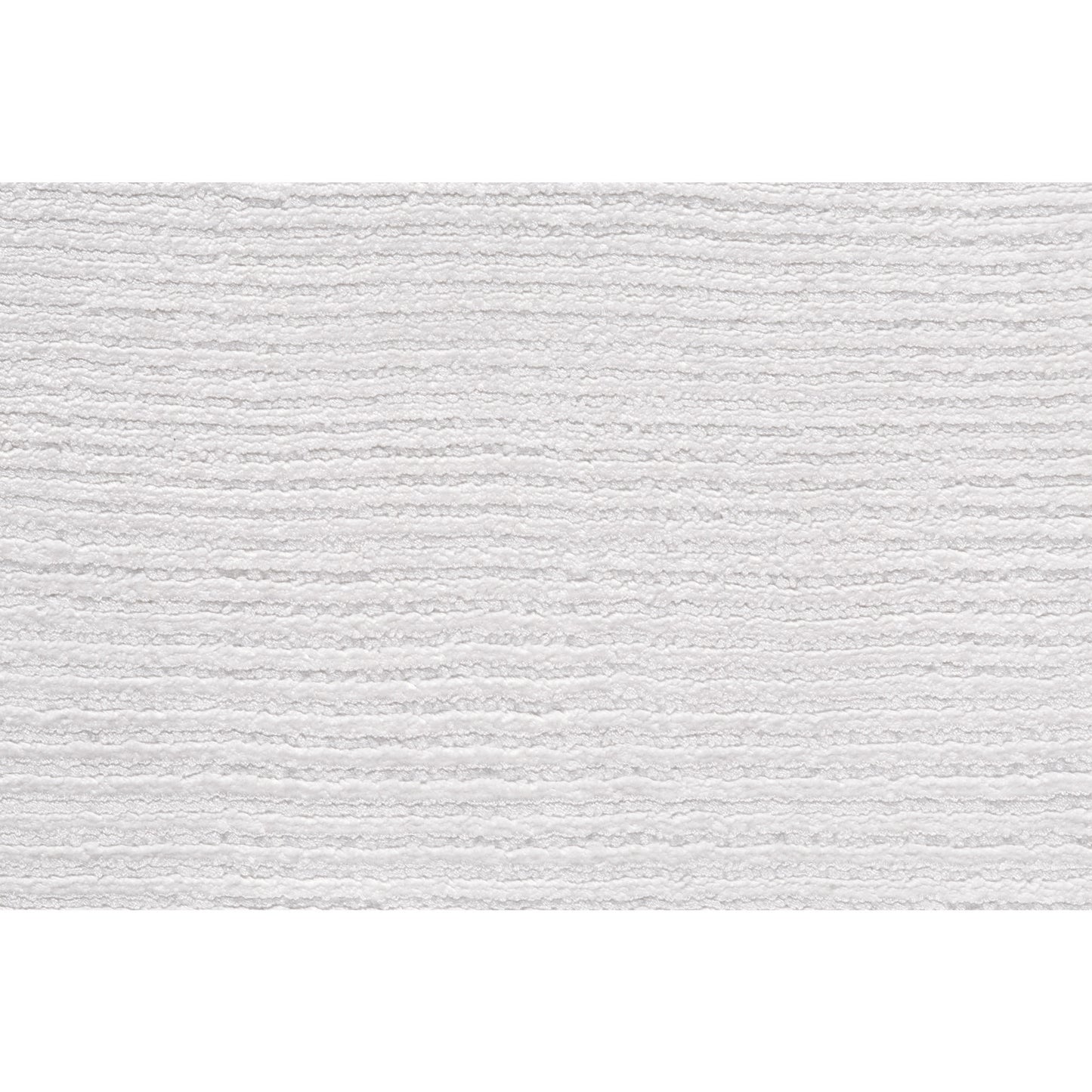 10' White Hand Woven Distressed Runner Rug