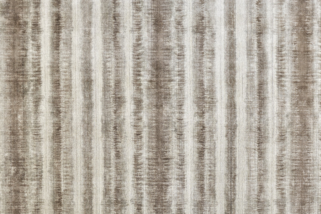 12' X 15' Tan Ivory And Brown Abstract Hand Woven Area Rug