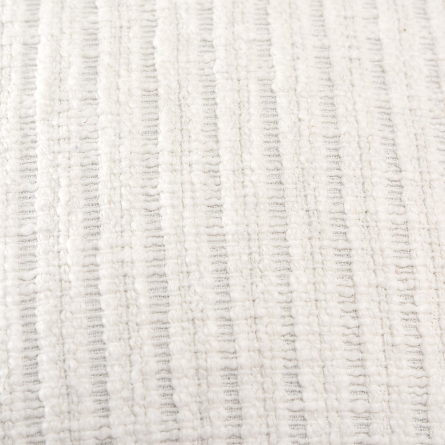 22" White Cotton Pillow