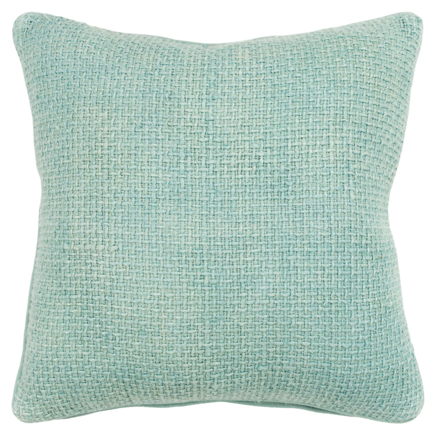 20" Mint Green Cotton Blend Pillow