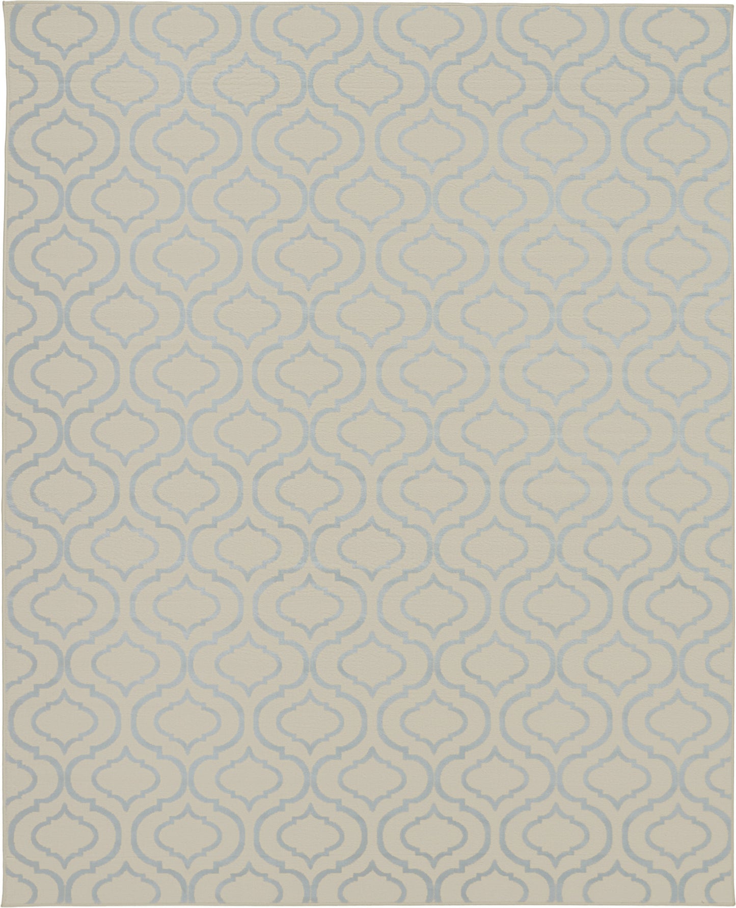 8' x 10' Gray Moroccan Power Loom Area Rug