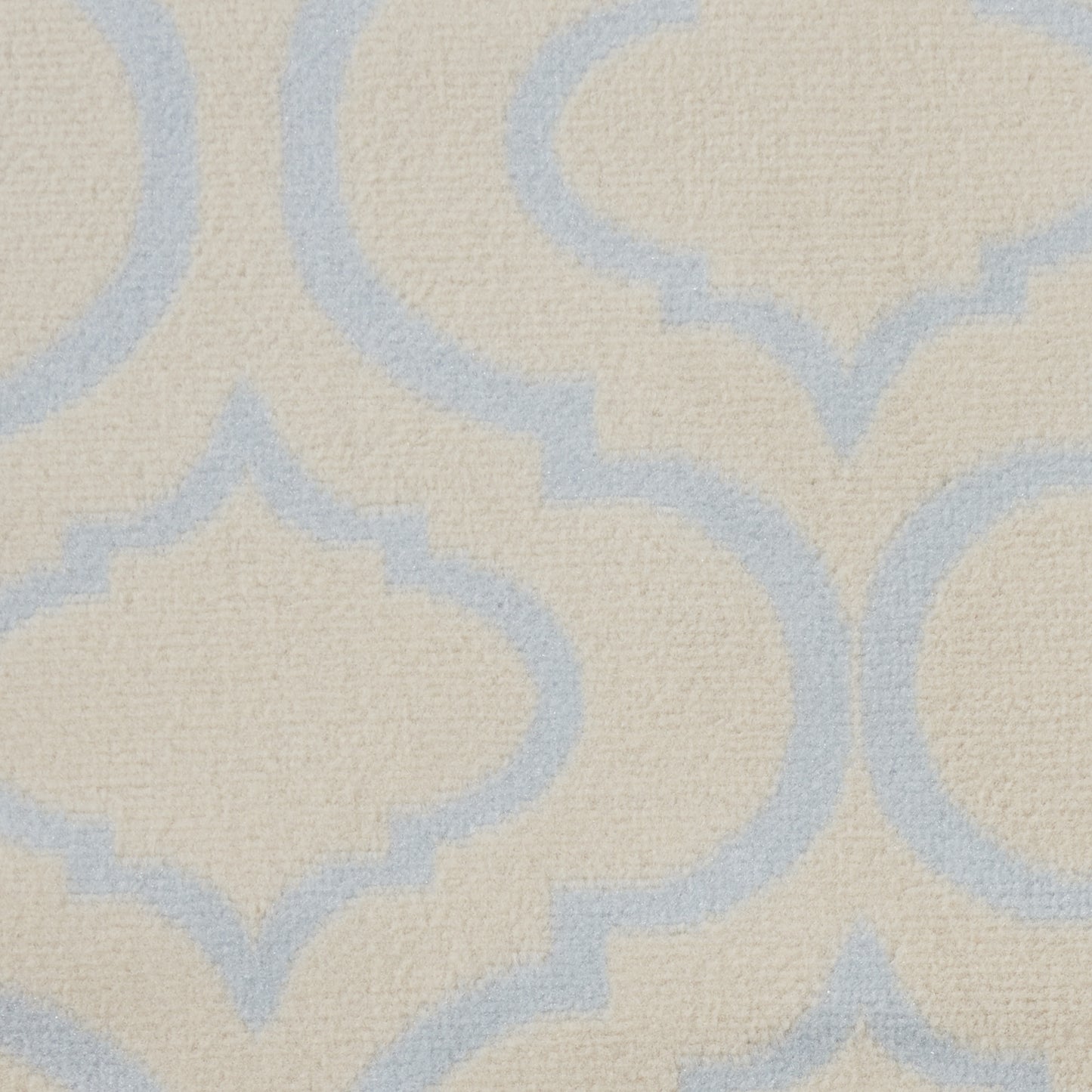 5' Gray Round Moroccan Power Loom Area Rug
