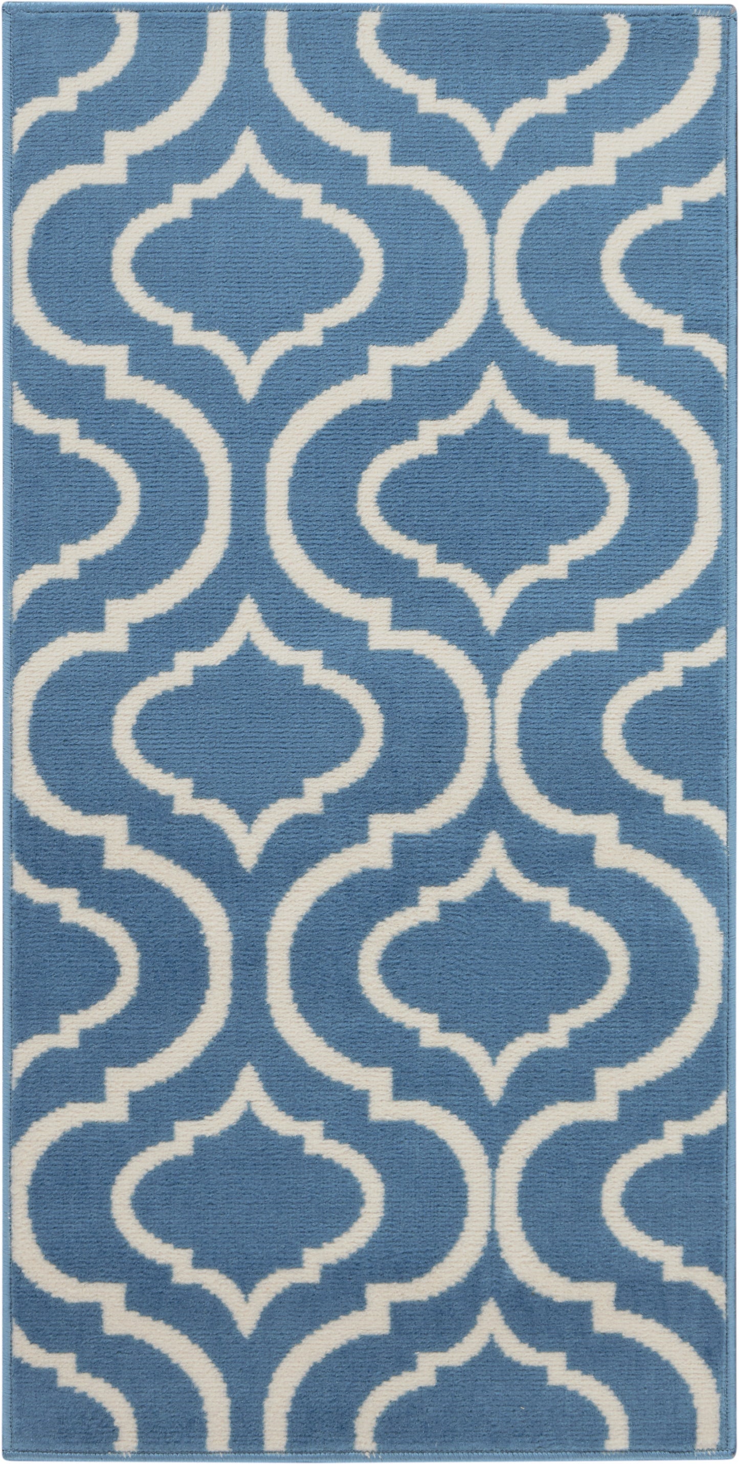 2' X 4' Gray Moroccan Power Loom Area Rug