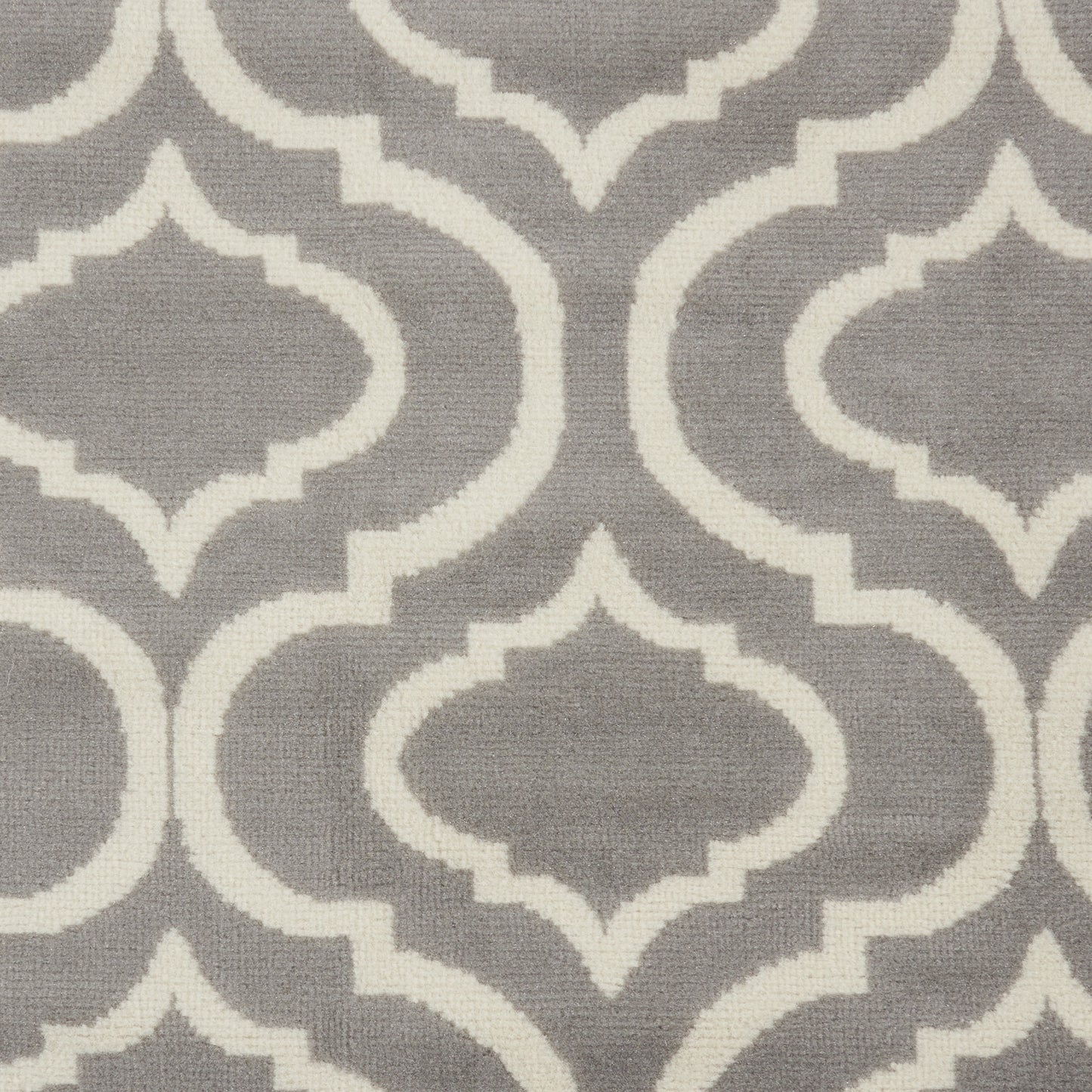 8' x 10' Gray Moroccan Power Loom Area Rug