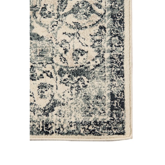 2' x 3' Blue Medallion Power Loom Area Rug