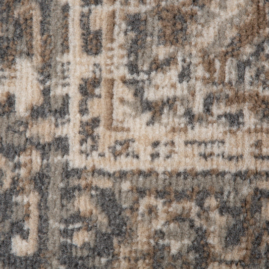 8' x 10' Beige Medallion Power Loom Area Rug