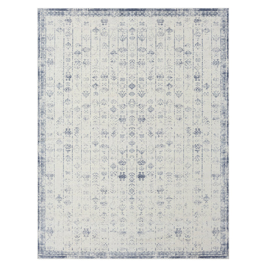 2' x 3' Gray Abstract Washable Non Skid Area Rug